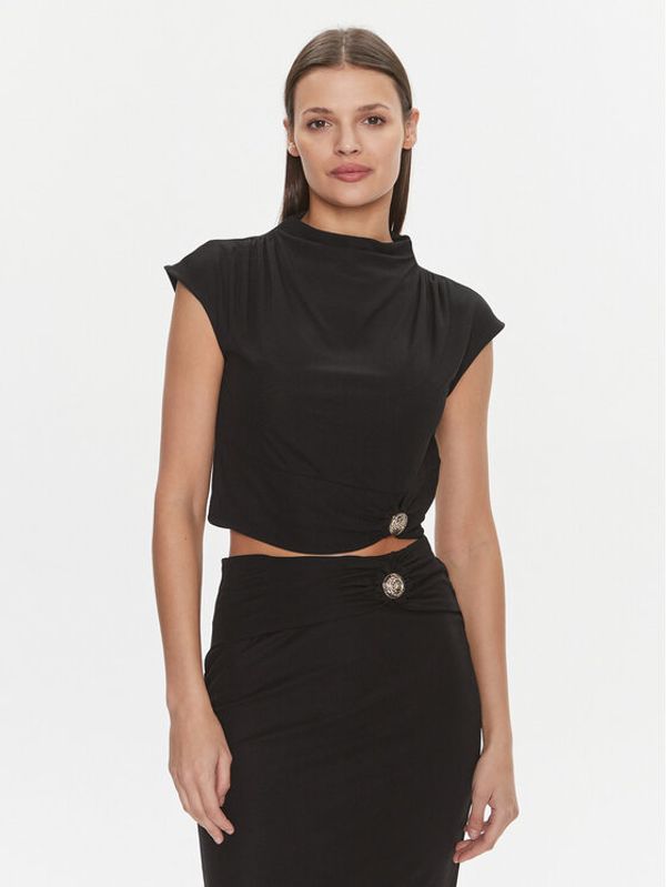 Guess Guess Majica W4RP40 KAQL2 Crna Slim Fit