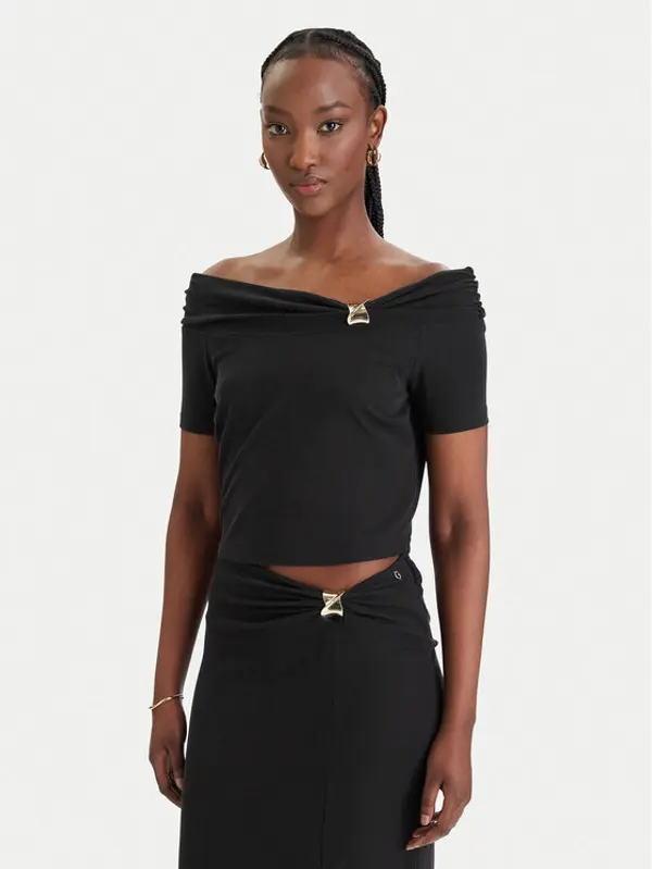 Guess Guess Majica W6GP12 K2935 Crna Regular Fit