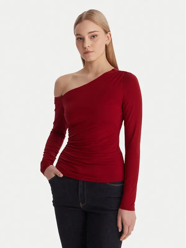 Guess Guess Majica W6RP02 KC1J2 Crvena Regular Fit