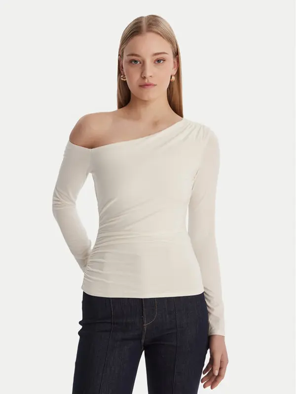 Guess Guess Majica W6RP02 KC1J2 Écru Regular Fit