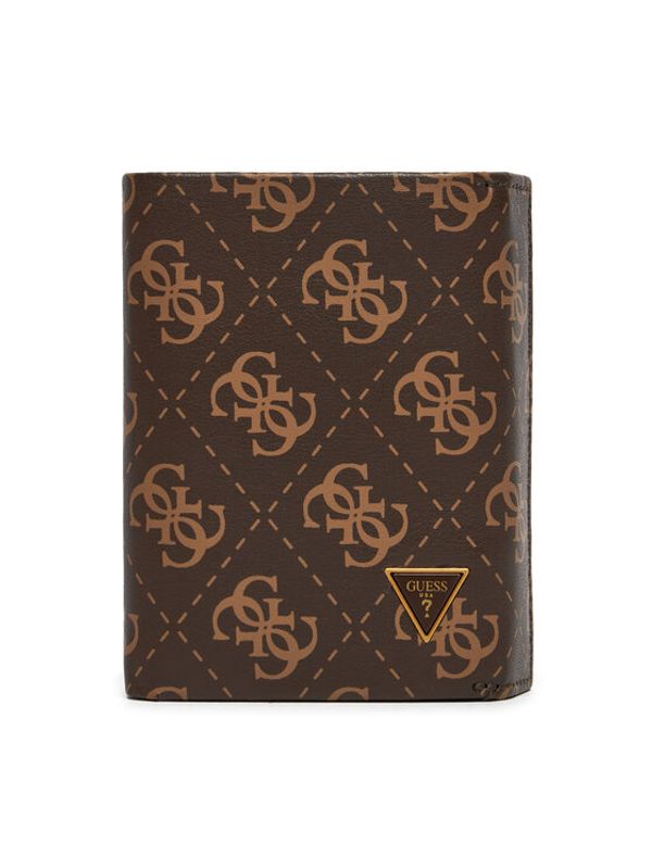 Guess Guess Mali muški novčanik Mito SMMTLL LEA65 Smeđa
