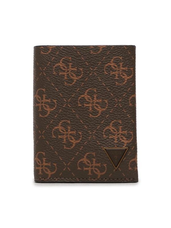 Guess Guess Mali muški novčanik Vezzola Smart Slg SMEVZL LEA68 Smeđa