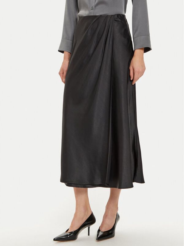 Guess Guess Maxi suknja Anastasia W4BD56 WGIG2 Crna Regular Fit