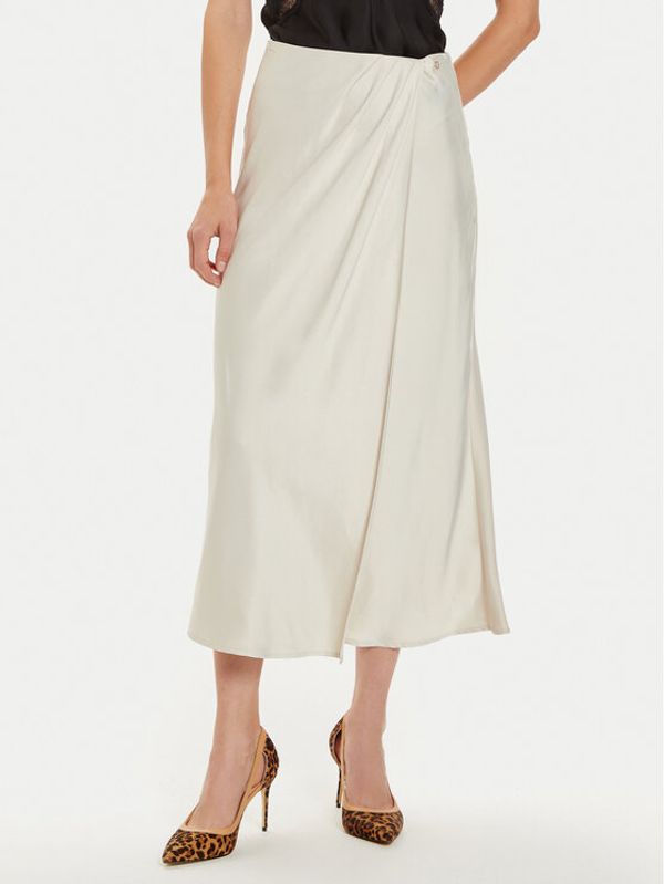 Guess Guess Maxi suknja Anastasia W4BD56 WGIG2 Écru Regular Fit