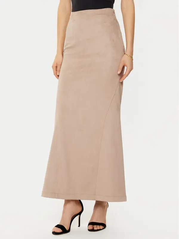 Guess Guess Maxi suknja W5RD51 WE0L0 Bež Regular Fit