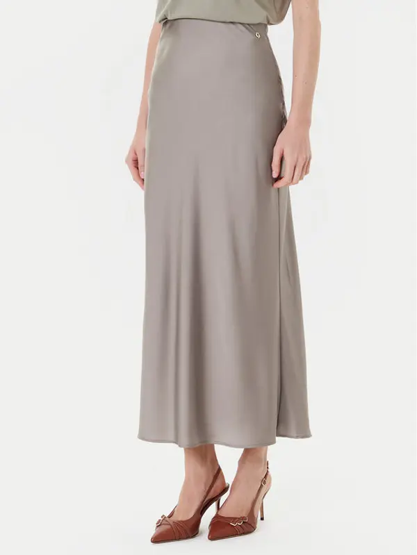 Guess Guess Midi suknja W5YD55 WF1T2 Siva Regular Fit