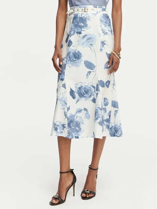 Guess Guess Midi suknja W6GD69 W2092 Šarena Regular Fit