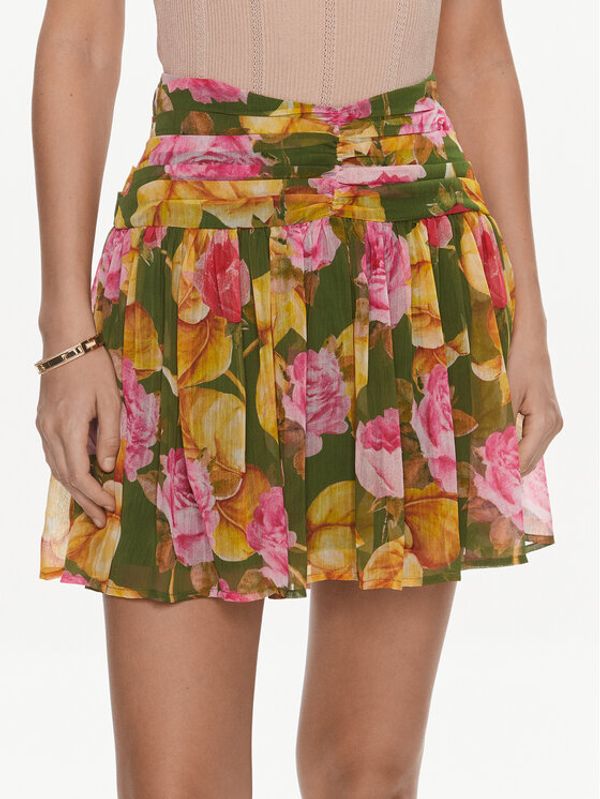 Guess Guess Mini suknja Bianca W4RD57 WDW52 Ružičasta Regular Fit