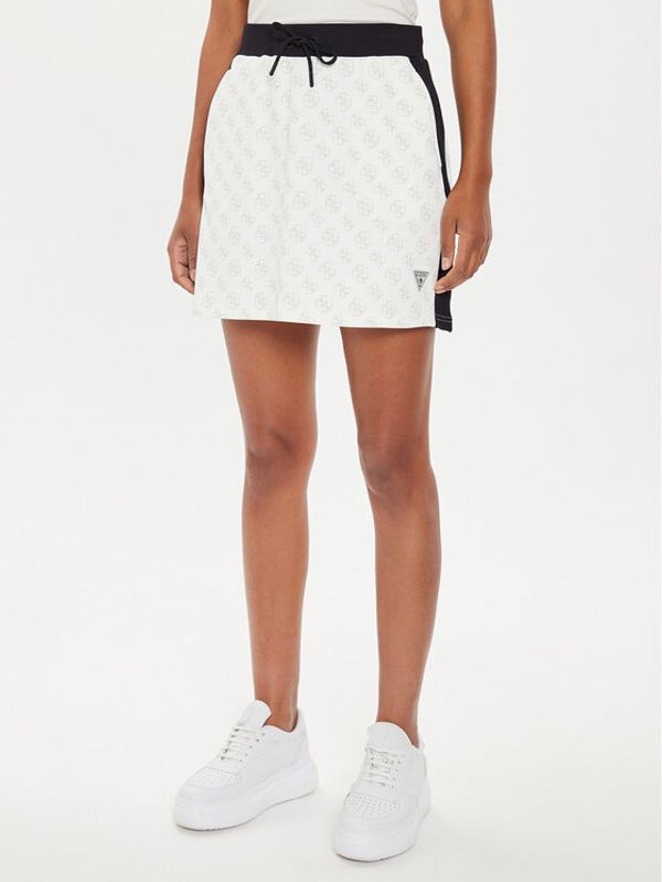 Guess Guess Mini suknja V4YD02 KB212 Bež Regular Fit