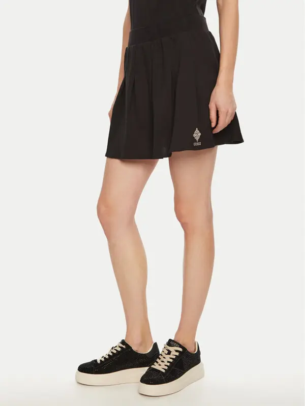 Guess Guess Mini suknja V5RD00 KCOK1 Smeđa Regular Fit