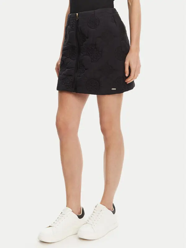 Guess Guess Mini suknja V5YD02 WHEB2 Crna Regular Fit