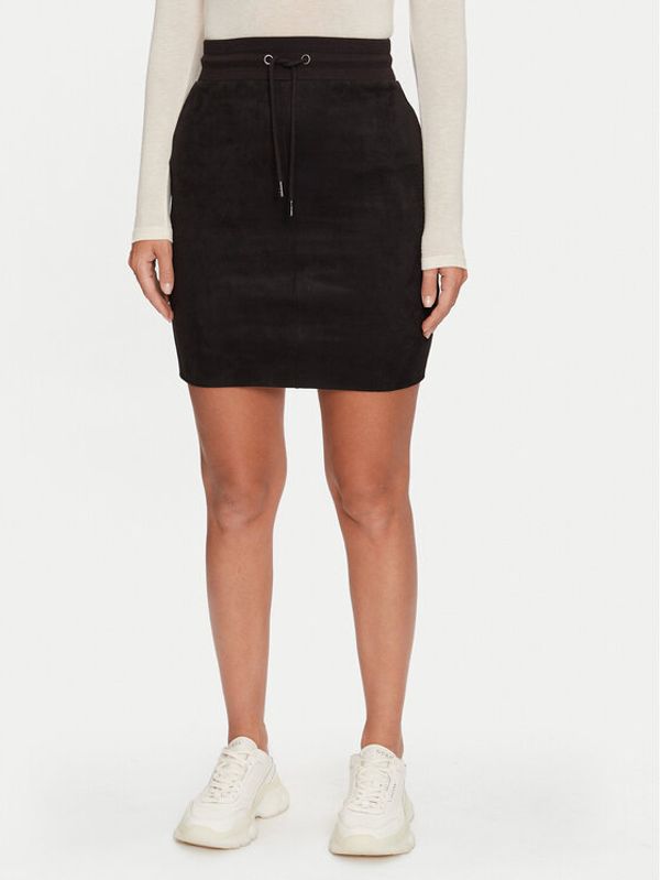 Guess Guess Mini suknja W2BD47 KAUJ2 Crna Regular Fit