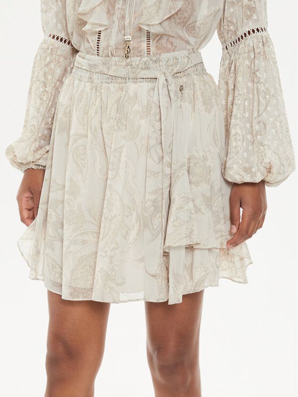 Guess Guess Mini suknja W4YD57 WDW82 Bež Regular Fit