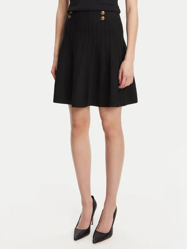 Guess Guess Mini suknja W5YD65 Z0130 Crna Regular Fit