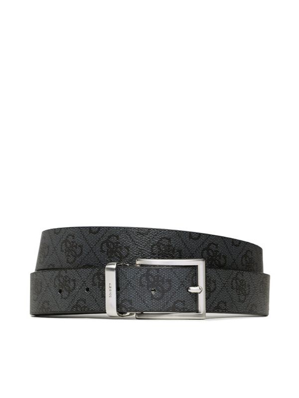 Guess Guess Muški remen Vezzola Belts BM7541 LEA35 Crna