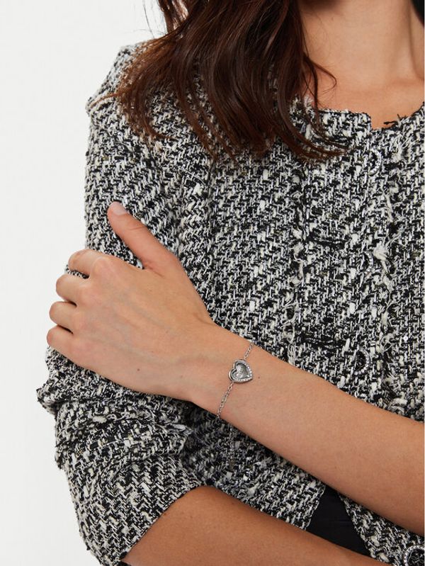 Guess Guess Narukvica JUBB0460 7JW Srebrna