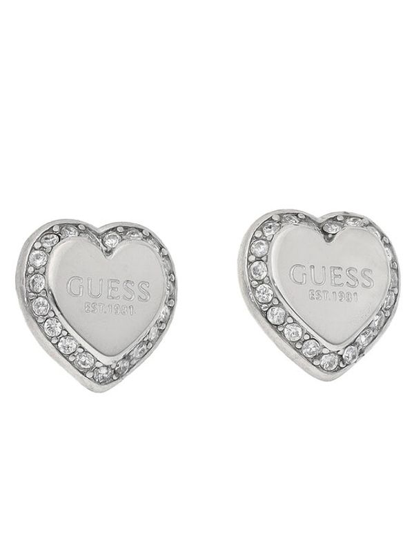 Guess Guess Naušnice JUBE01 427JW Srebrna