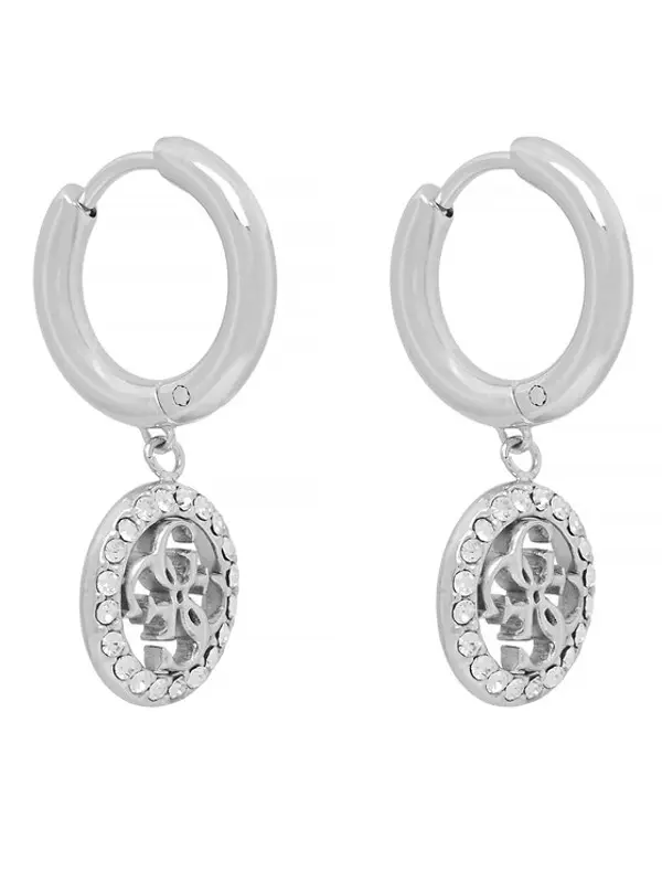 Guess Guess Naušnice JUBE02 135JW Srebrna