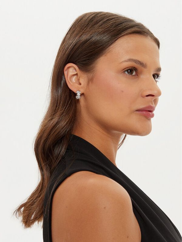 Guess Guess Naušnice JUBE04 411JW Srebrna