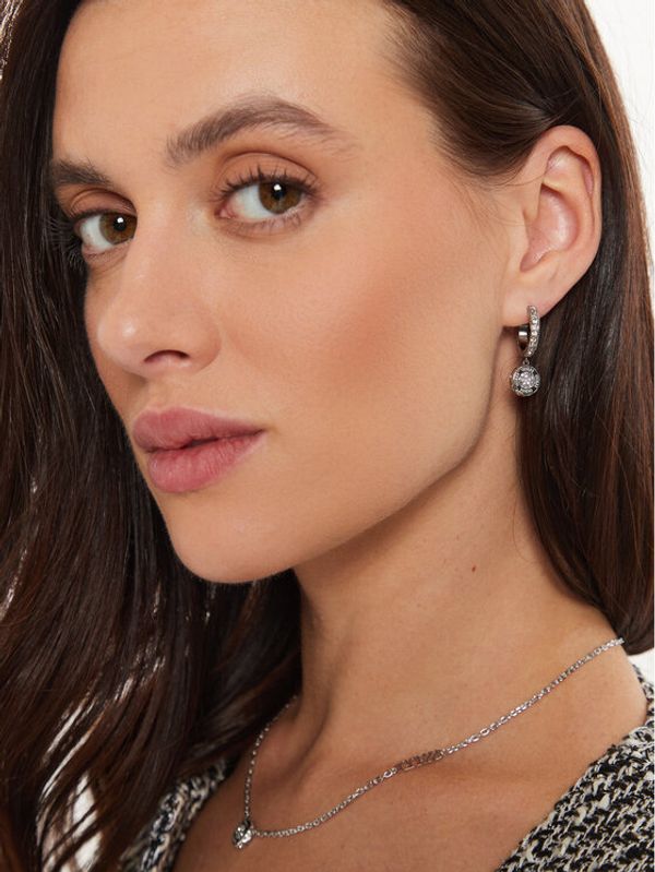 Guess Guess Naušnice JUBE04 596JW Srebrna