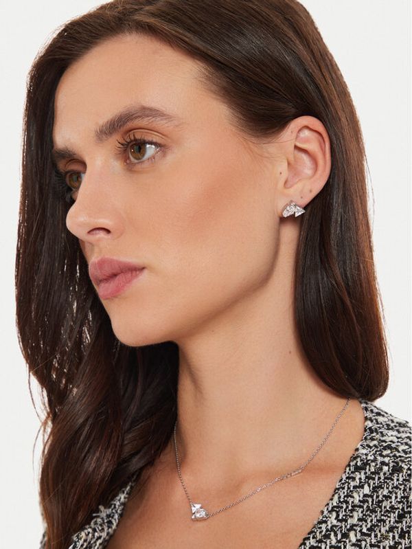 Guess Guess Naušnice JUBE0441 5JW Srebrna