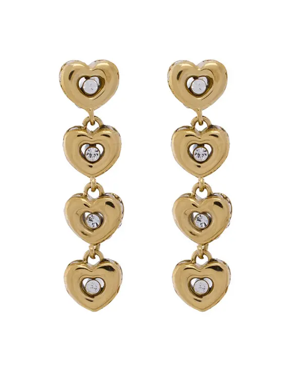 Guess Guess Naušnice JUBE05 473JW Zlatna