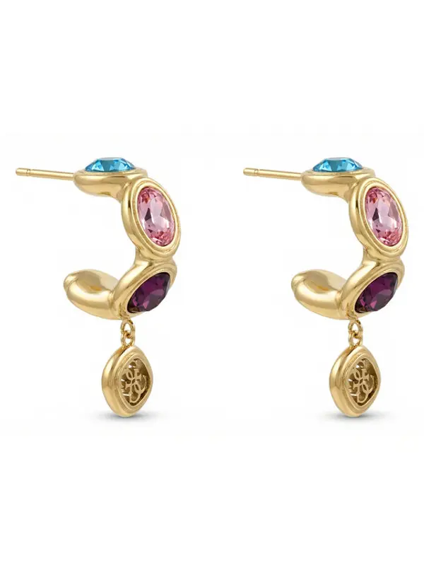 Guess Guess Naušnice JUBE05 571JW Zlatna