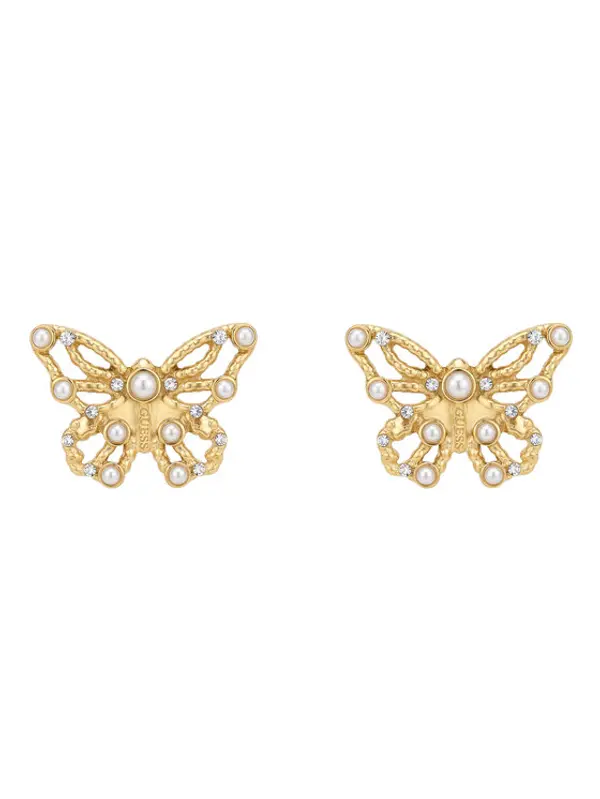 Guess Guess Naušnice JUBE06 123JW Zlatna