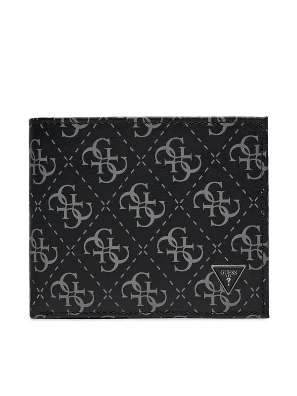 Guess Guess Novčanik Vezzola Leather Slg SMVELE LEA20 Crna