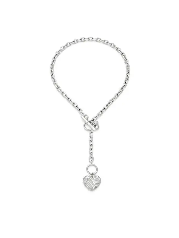 Guess Guess Ogrlica JUBN04 494JW Srebrna