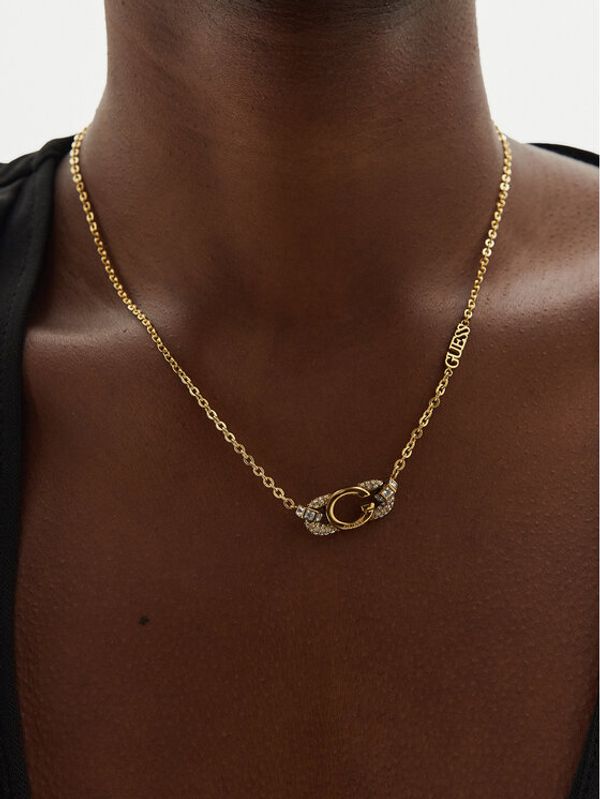 Guess Guess Ogrlica JUBN04 509JW Zlatna