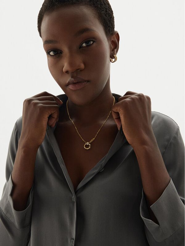 Guess Guess Ogrlica JUBN04 518JW Zlatna