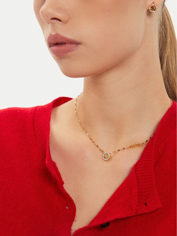 Guess Guess Ogrlica JUBN04 643JW Zlatna