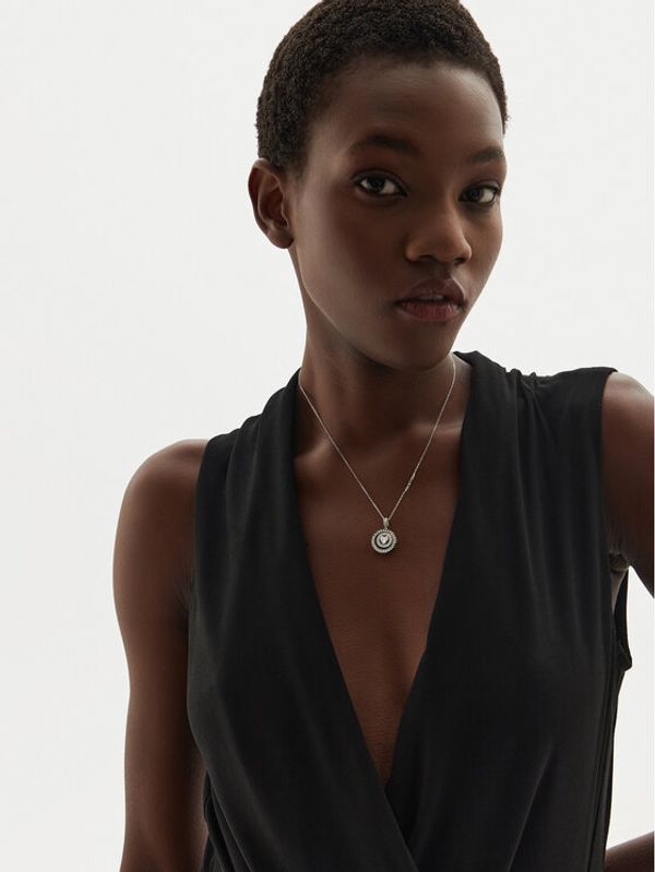 Guess Guess Ogrlica JUBN04 658JW Srebrna