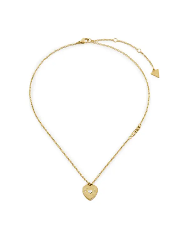 Guess Guess Ogrlica JUBN05 056JWzłoty Zlatna