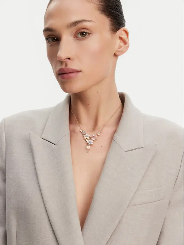 Guess Guess Ogrlica JUBN05 100JW Zlatna