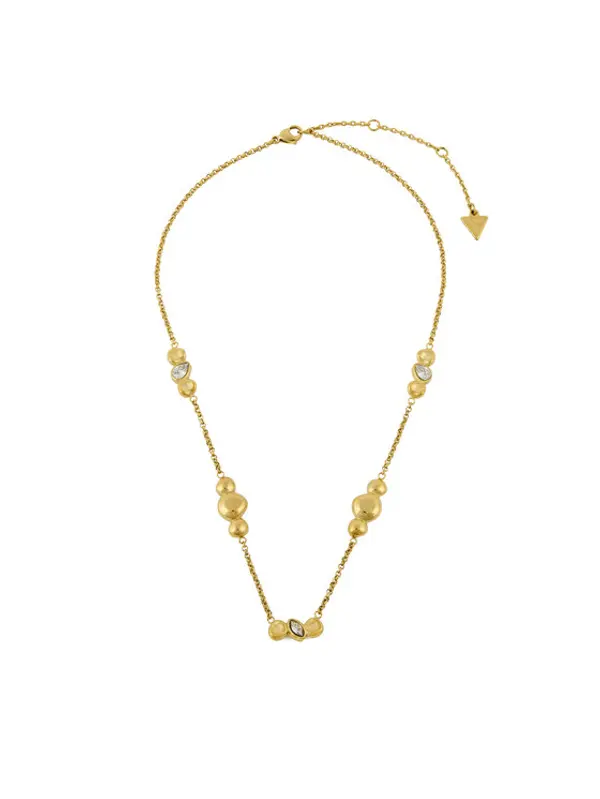 Guess Guess Ogrlica JUBN05 182JW Zlatna