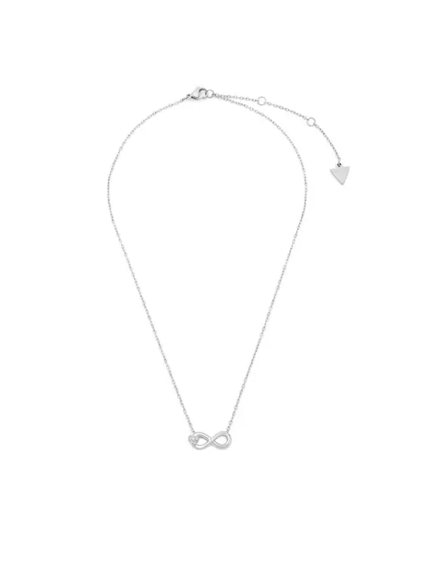 Guess Guess Ogrlica JUBN06 047JW Srebrna