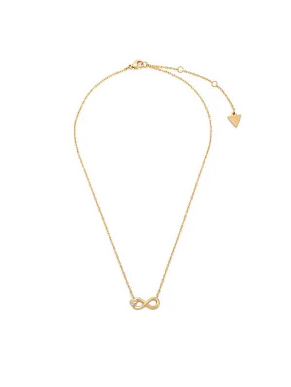 Guess Guess Ogrlica JUBN06 047JW Zlatna