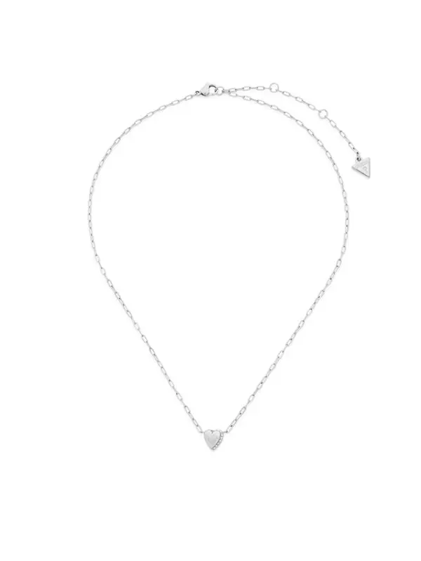 Guess Guess Ogrlica JUBN06 087JW Srebrna