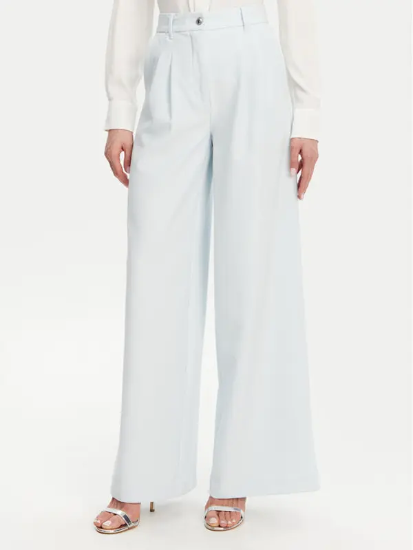 Guess Guess Palazzo hlače W5GB02 WH9Y2 Svijetloplava Wide Leg