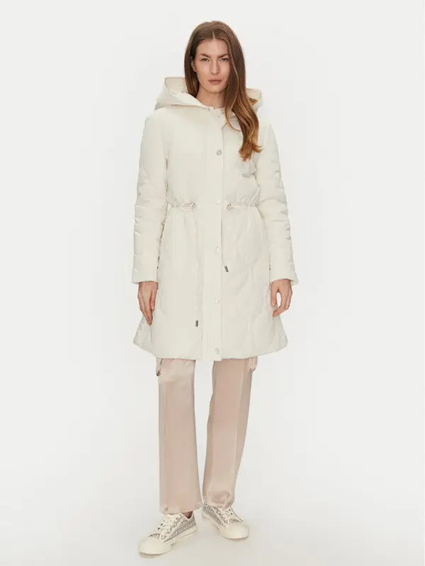 Guess Guess Parka Maite W4BL56 WGL30 Écru Regular Fit