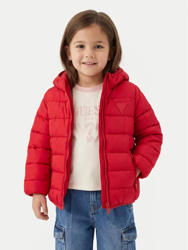 Guess Guess Pernata jakna H4BT03 WCFM0 Crvena Regular Fit