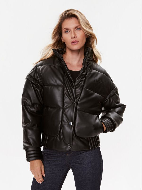 Guess Guess Pernata jakna Ivana W3BL12 WFSP0 Crna Regular Fit