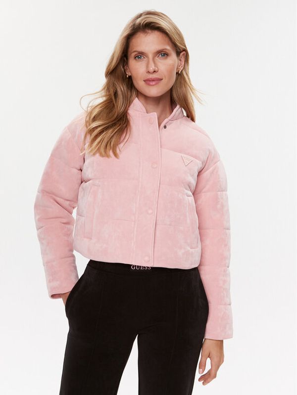 Guess Guess Pernata jakna V3BL00 KBC00 Ružičasta Regular Fit