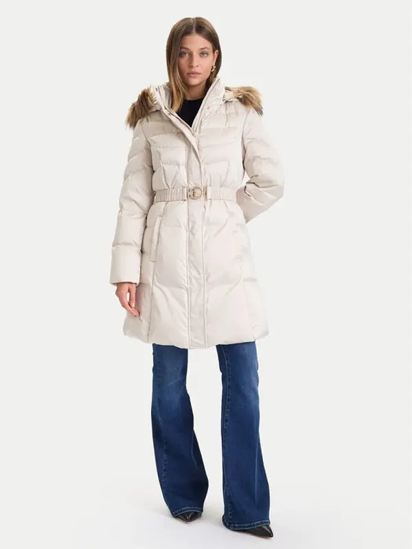 Guess Guess Pernata jakna W5BL30 W2802 Écru Regular Fit