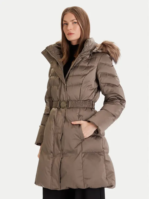 Guess Guess Pernata jakna W5BL30 W2802 Kaki Regular Fit