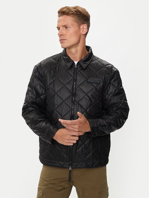 Guess Guess Pernata jakna Z4YL02 WGAD2 Crna Regular Fit