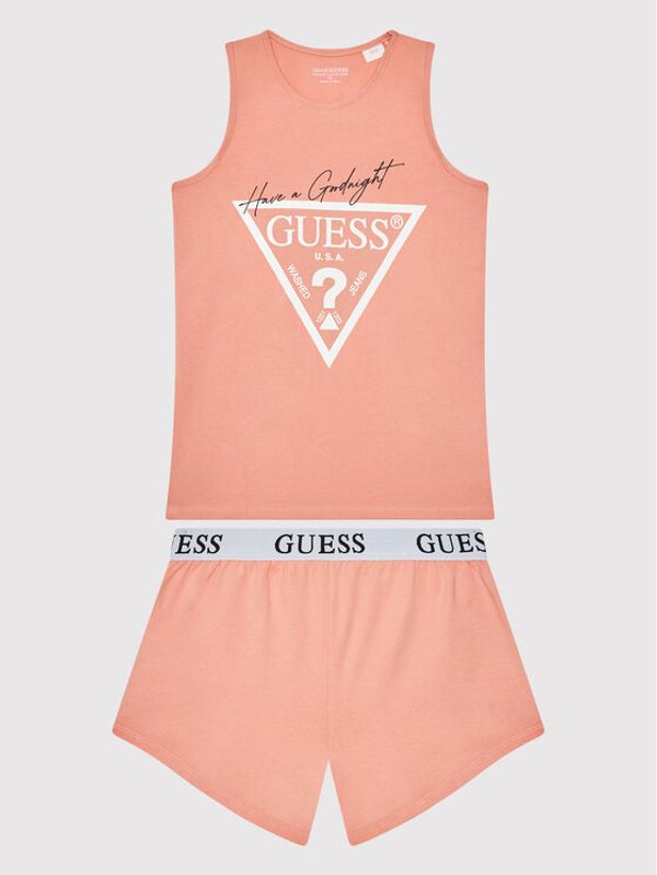 Guess Guess Pidžama J1BG00 J1311 Ružičasta Regular Fit