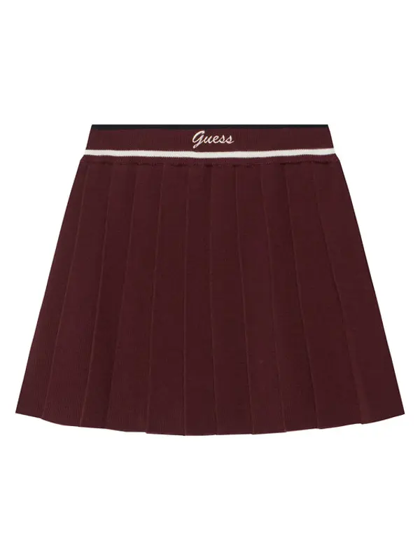 Guess Guess Plesirana suknja J5BD16 Z1152 Ljubičasta Regular Fit